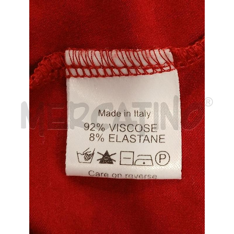 VESTITO DONNA LA FIORENTINA ROSSO | Mercatino dell'Usato Salerno fratte 4