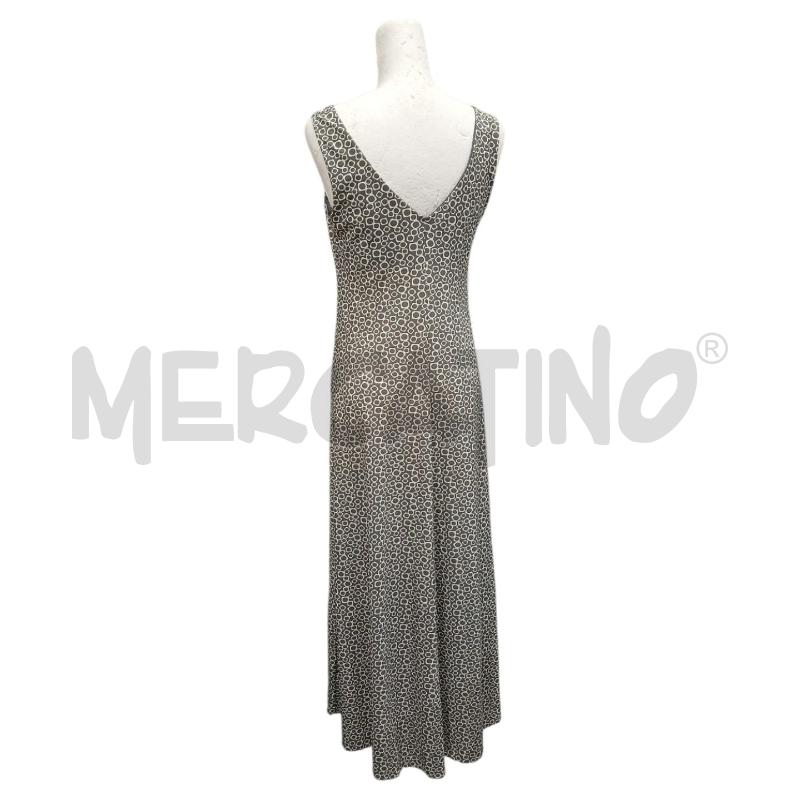 VESTITO DONNA LE RJTANGE GRIGIO FANT BIANCA TG 46 | Mercatino dell'Usato Salerno fratte 2