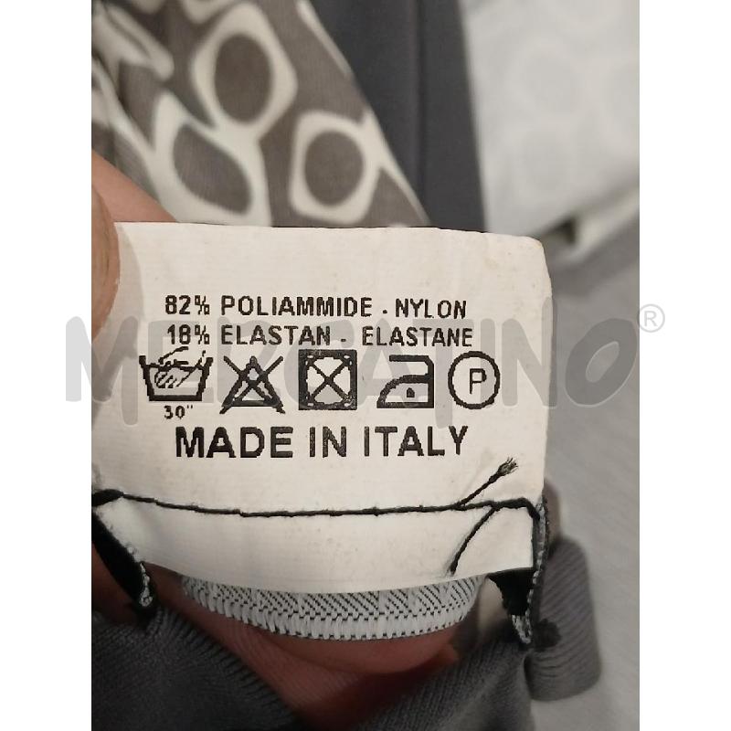 VESTITO DONNA LE RJTANGE GRIGIO FANT BIANCA TG 46 | Mercatino dell'Usato Salerno fratte 4