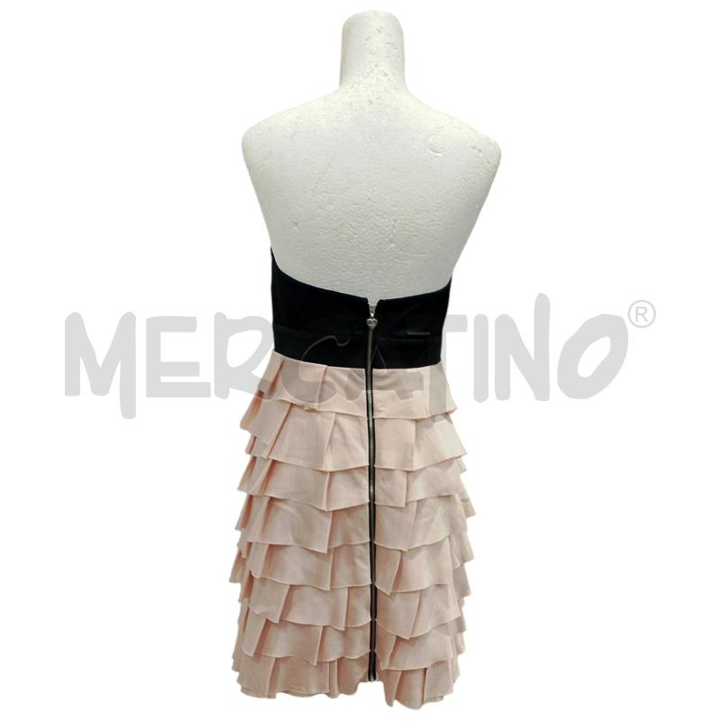 VESTITO DONNA LIPSY FASCIA NERA SOTTI VOLANT ROSA TG.42/44 | Mercatino dell'Usato Salerno fratte 2