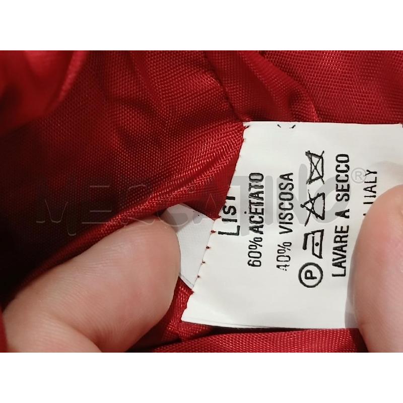 VESTITO DONNA LIST ROSSO ROSA IN PETTO | Mercatino dell'Usato Salerno fratte 4