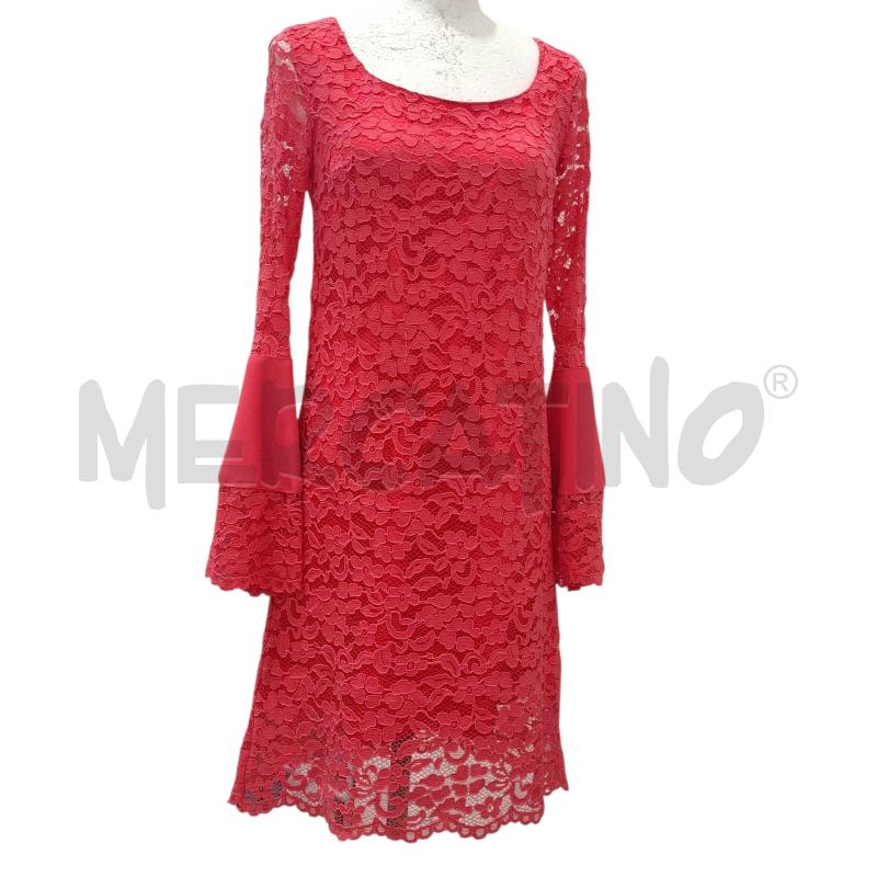 VESTITO DONNA LUCKYLU ROSA TRAFORATO A FIORI | Mercatino dell'Usato Salerno fratte 1