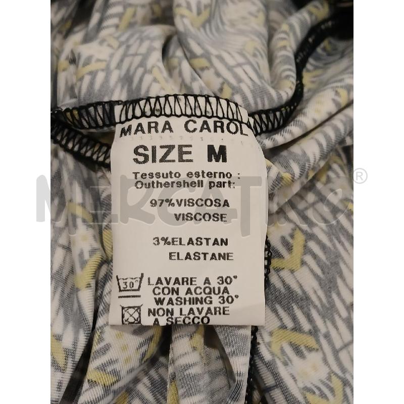 VESTITO DONNA MARA CAROL FANT. ASTRATTA BLU BEIGE GIALLA | Mercatino dell'Usato Salerno fratte 4