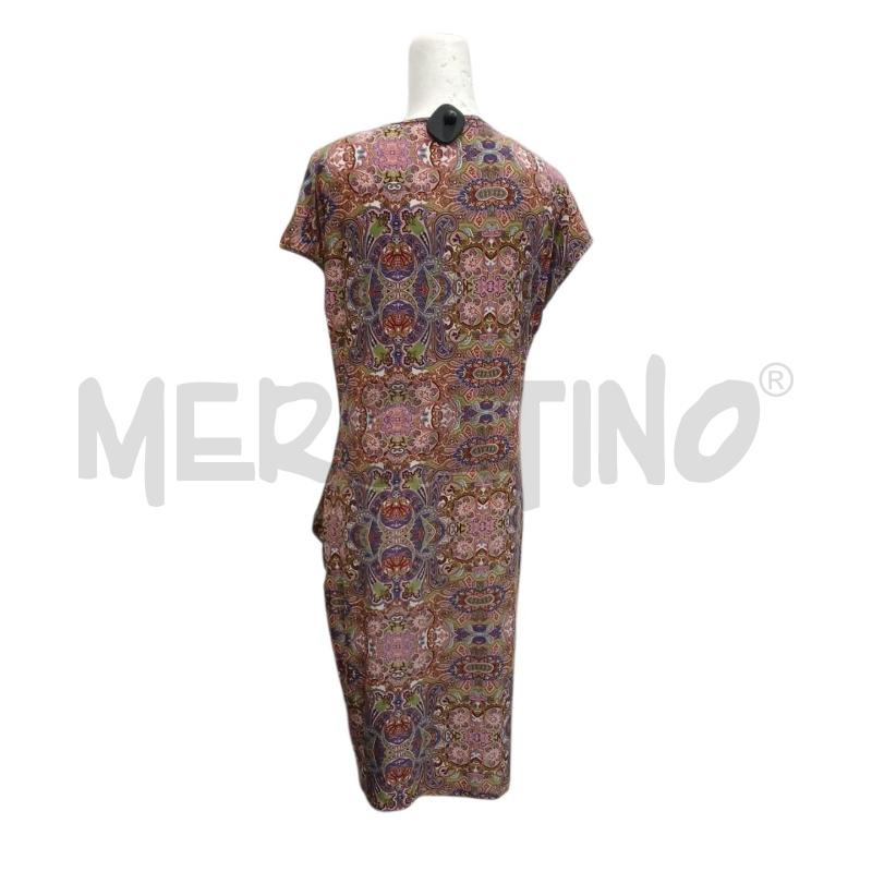 VESTITO DONNA MARA CAROL FANT. ROSA VIOLA ROSSA | Mercatino dell'Usato Salerno fratte 2