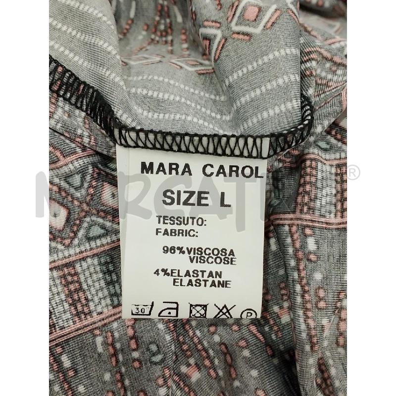 VESTITO DONNA MARA CAROL NERO FANTASIA ROSSA | Mercatino dell'Usato Salerno fratte 4