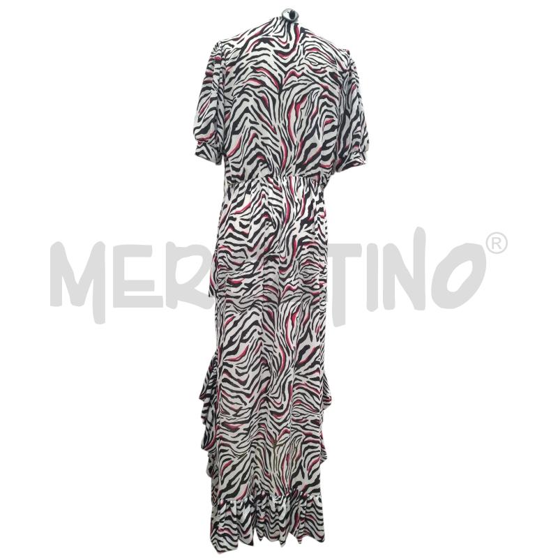 VESTITO DONNA MARC ELLIS ZEBRATO AVANTI CORTO E DIETRO LUNGO | Mercatino dell'Usato Salerno fratte 2