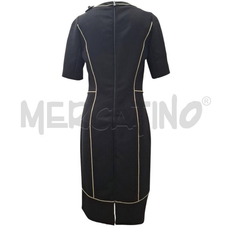 VESTITO DONNA MARELLA SARTORIA NERO RICH. BEIGE TG. 44 | Mercatino dell'Usato Salerno fratte 2