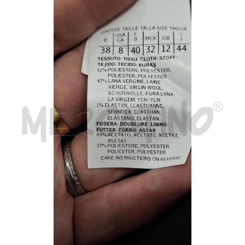 VESTITO DONNA MARELLA SARTORIA NERO RICH. BEIGE TG. 44 | Mercatino dell'Usato Salerno fratte 4