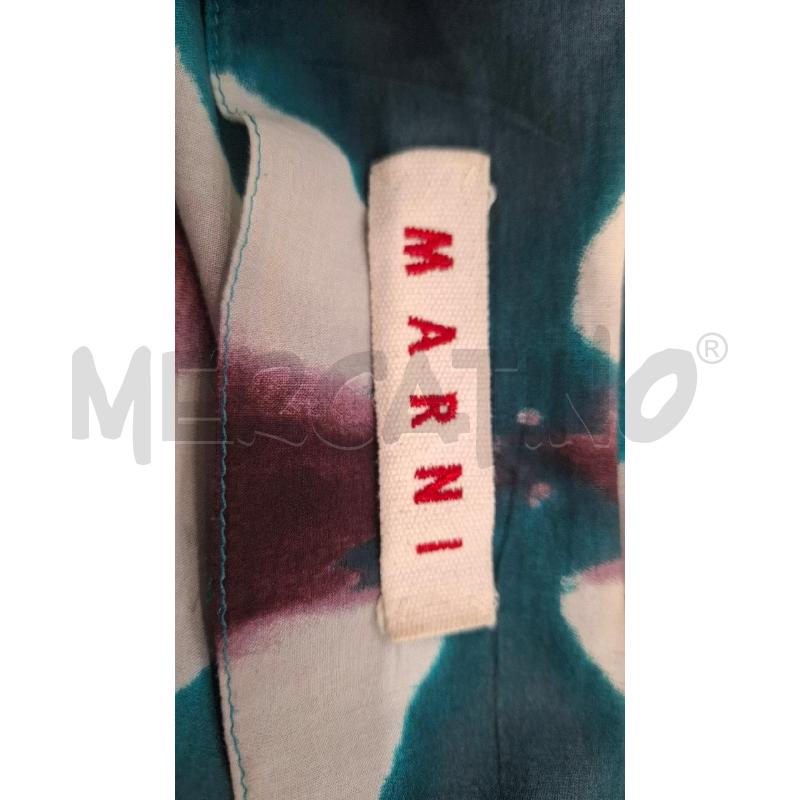 VESTITO DONNA MARNI FANT. VERDE BIANCA MARRONE TG. 42 | Mercatino dell'Usato Salerno fratte 3