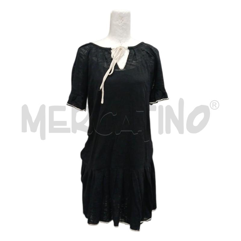 VESTITO DONNA MY TWIN TWINSET NERO CON SOTTOVESTE | Mercatino dell'Usato Salerno fratte 1
