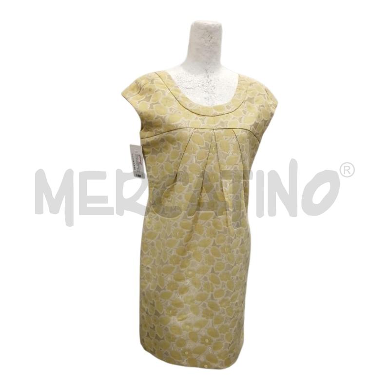 VESTITO DONNA NINE WEST GIALLO FANT. FIORI CARTELLINATO | Mercatino dell'Usato Salerno fratte 1