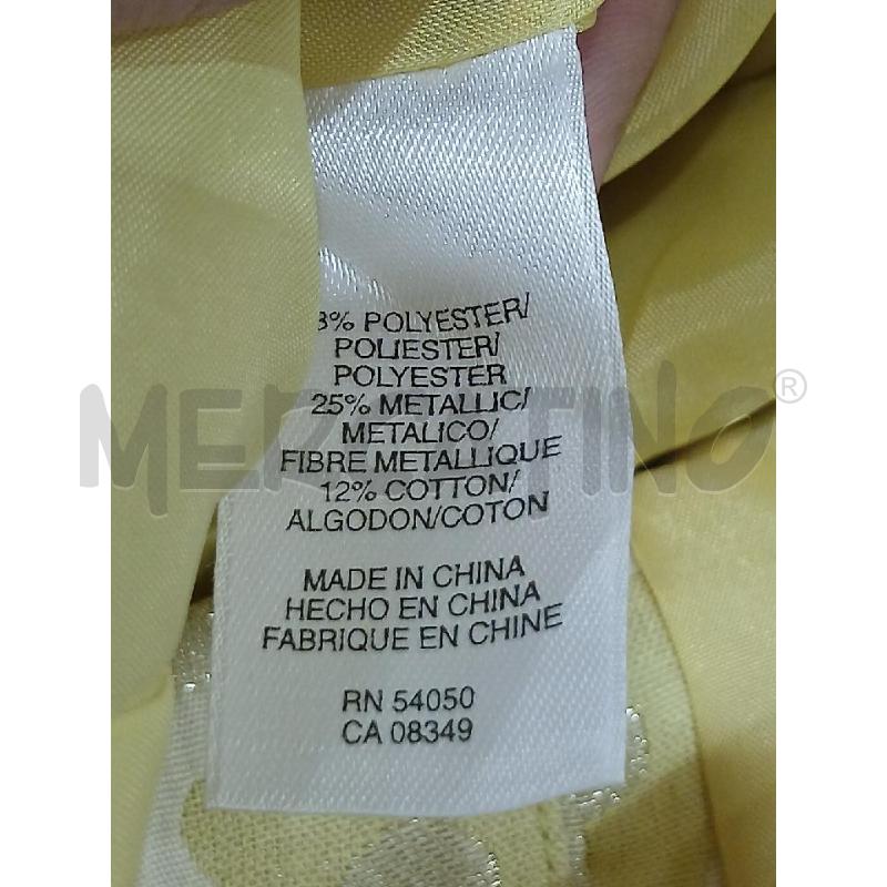 VESTITO DONNA NINE WEST GIALLO FANT. FIORI CARTELLINATO | Mercatino dell'Usato Salerno fratte 4