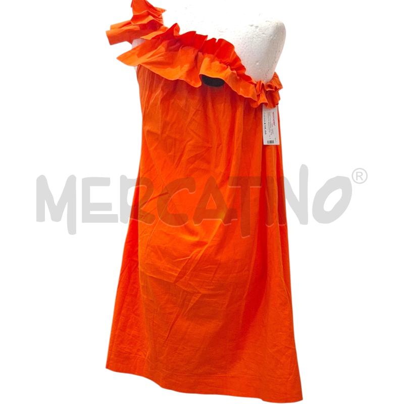 VESTITO DONNA NO NA' ARANCIO MONOSPALLA IN COTONE | Mercatino dell'Usato Salerno fratte 2