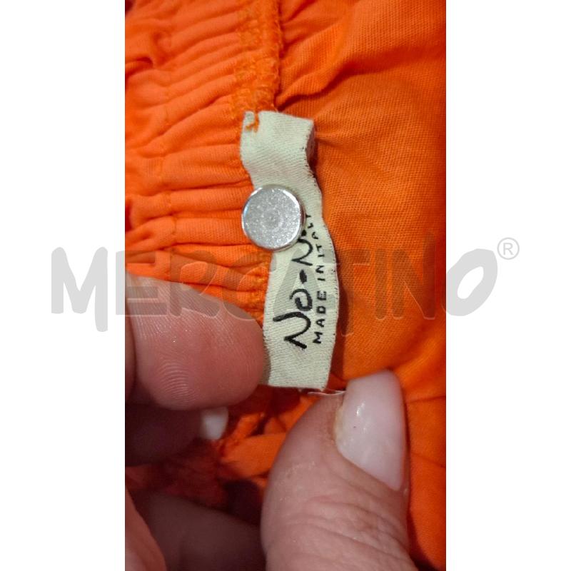 VESTITO DONNA NO NA' ARANCIO MONOSPALLA IN COTONE | Mercatino dell'Usato Salerno fratte 3