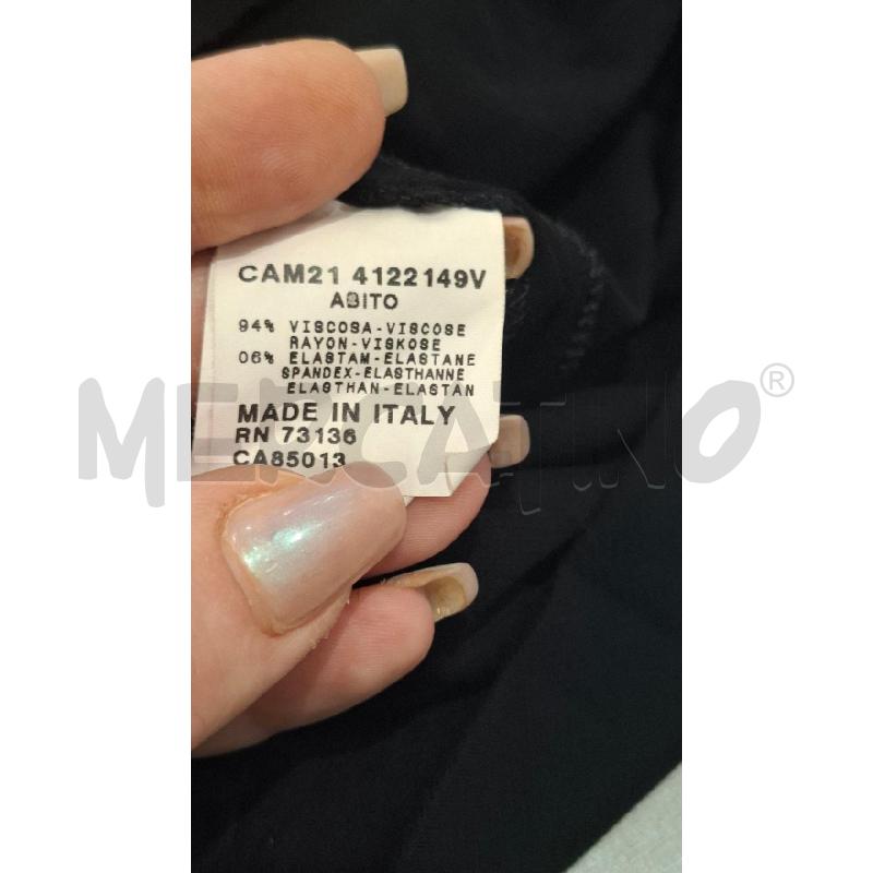 VESTITO DONNA PIANOFORTE MAX MARA NERO TG. 48 | Mercatino dell'Usato Salerno fratte 4