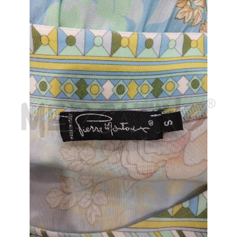 VESTITO DONNA PIERRE MANTOUX FANT CELESTE FIORI | Mercatino dell'Usato Salerno fratte 3