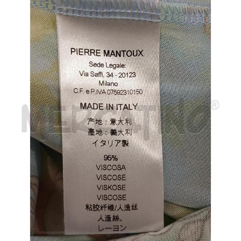 VESTITO DONNA PIERRE MANTOUX FANT CELESTE FIORI | Mercatino dell'Usato Salerno fratte 4