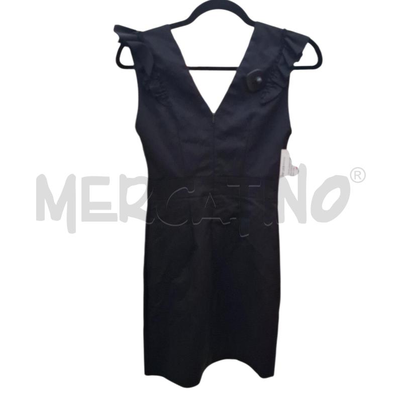 VESTITO DONNA PINKO NERO CORPETTO RICAMATO ROSA | Mercatino dell'Usato Salerno fratte 2