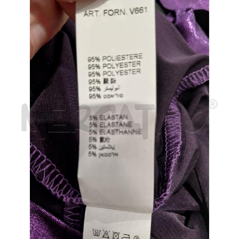 VESTITO DONNA PREVIEW GIORGIA & JOHNS VIOLA BRILLANTINATO CARTELLINATO | Mercatino dell'Usato Salerno fratte 4