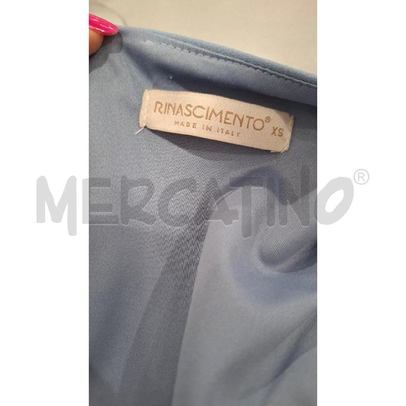 VESTITO DONNA RINASCIMENTO CELESTE  | Mercatino dell'Usato Salerno fratte 3