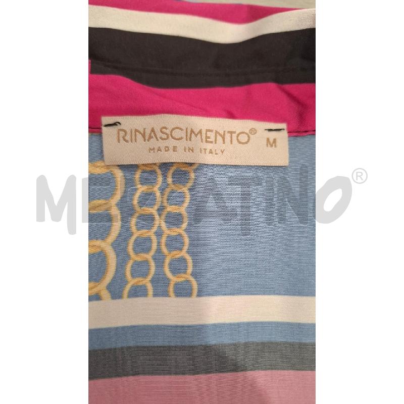 VESTITO DONNA RINASCIMENTO NERO/FUCSIA/BLU FANT. NODI DORATI  | Mercatino dell'Usato Salerno fratte 3