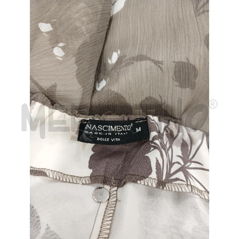 VESTITO DONNA RINASCIMENTO TORTORA FIORI BIANCHI FIORE IN VITA TG 40 | Mercatino dell'Usato Salerno fratte 3