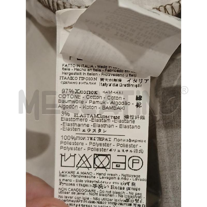 VESTITO DONNA RINASCIMENTO TORTORA FIORI BIANCHI FIORE IN VITA TG 40 | Mercatino dell'Usato Salerno fratte 4