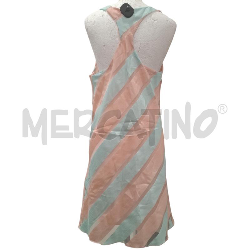 VESTITO DONNA ROBERTA BIAGI ROSA AZZURRO | Mercatino dell'Usato Salerno fratte 2