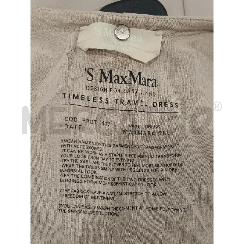 VESTITO DONNA S. MAX MARA BEIGE | Mercatino dell'Usato Salerno fratte 3