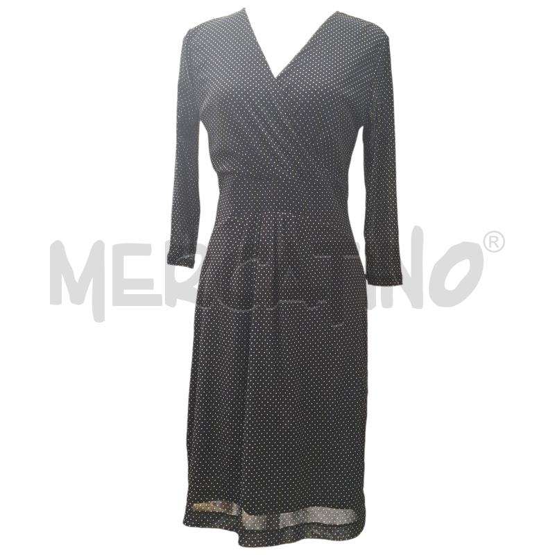 VESTITO DONNA S. OLIVER NERO POIS BIANCHI TG.40 | Mercatino dell'Usato Salerno fratte 1