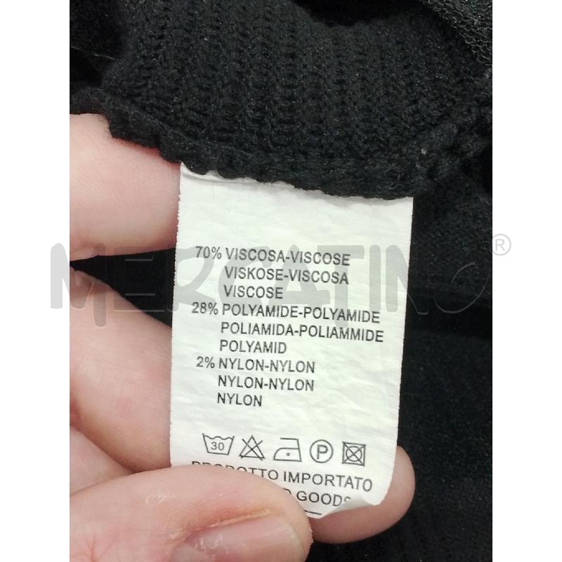 VESTITO DONNA SANDRO FERRONE NERO  | Mercatino dell'Usato Salerno fratte 4