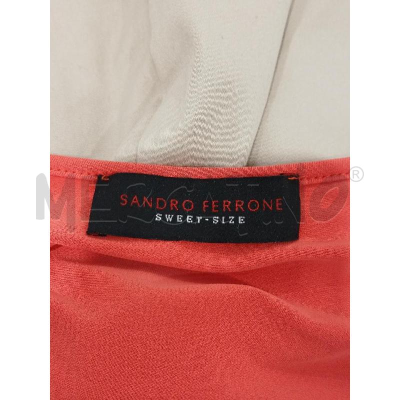 VESTITO DONNA SANDRO FERRONE PARTE SUPER. ROSA E PARTE INF. BEIGE | Mercatino dell'Usato Salerno fratte 3