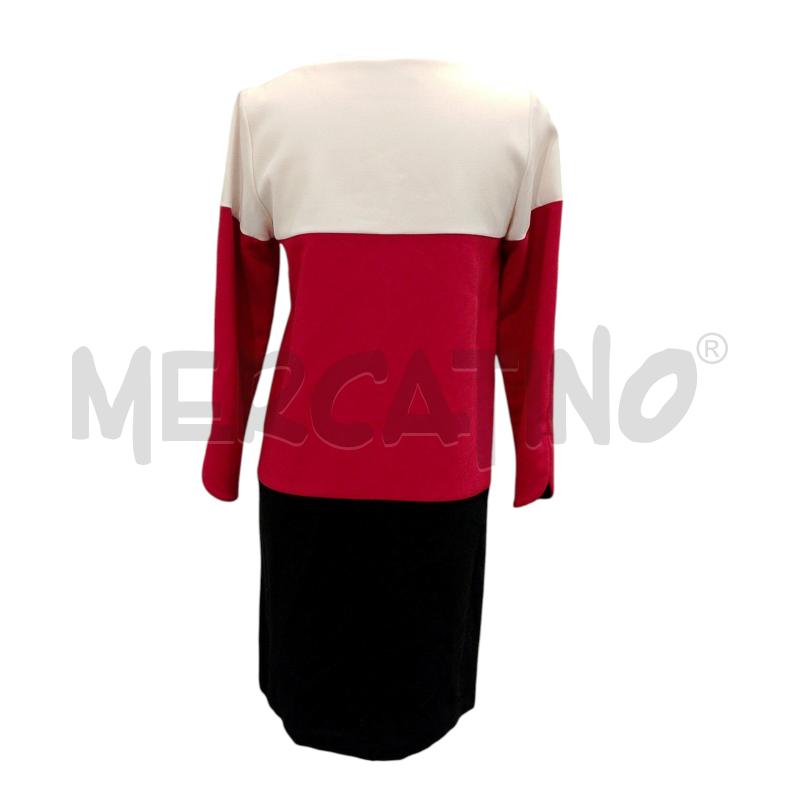 VESTITO DONNA SANDRO FERRONE RIGA BIANCA/ROSSA/NERA | Mercatino dell'Usato Salerno fratte 2