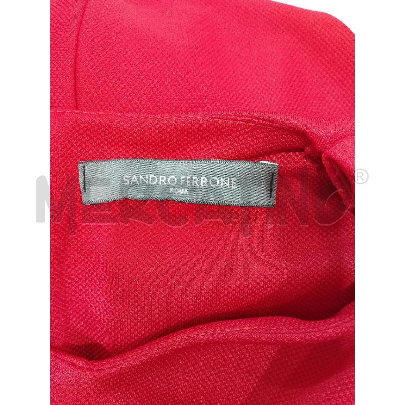 VESTITO DONNA SANDRO FERRONE ROSSO TG 42 | Mercatino dell'Usato Salerno fratte 3