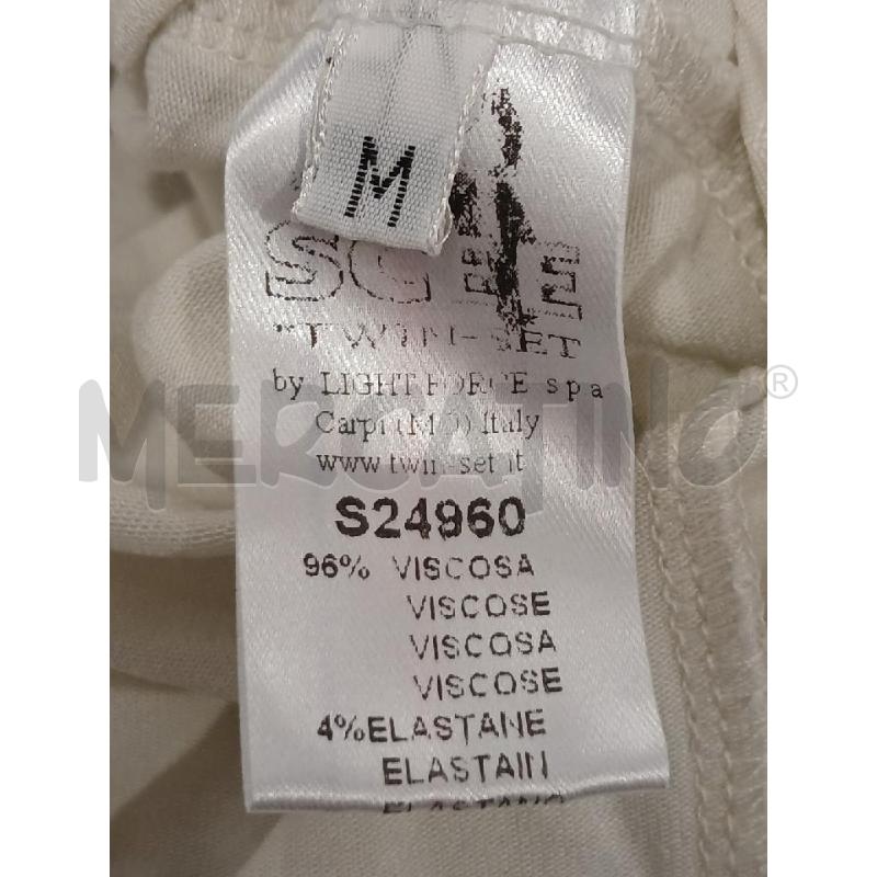VESTITO DONNA SCEE BY TWINSET COLOR PANNA | Mercatino dell'Usato Salerno fratte 4