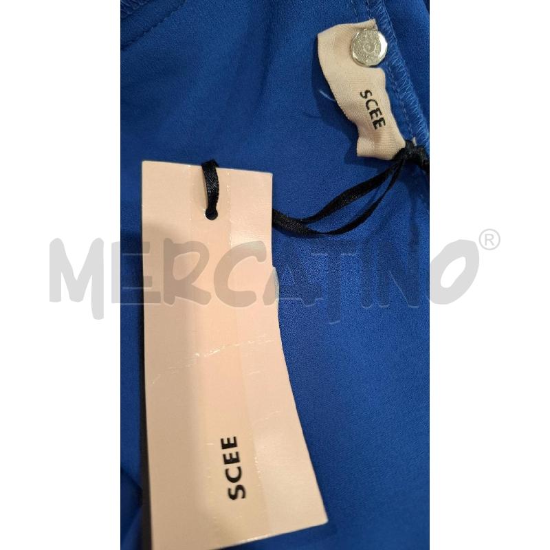 VESTITO DONNA SCEE BY TWIN SET BLU ELETTRICO CARTELLINATI | Mercatino dell'Usato Salerno fratte 2