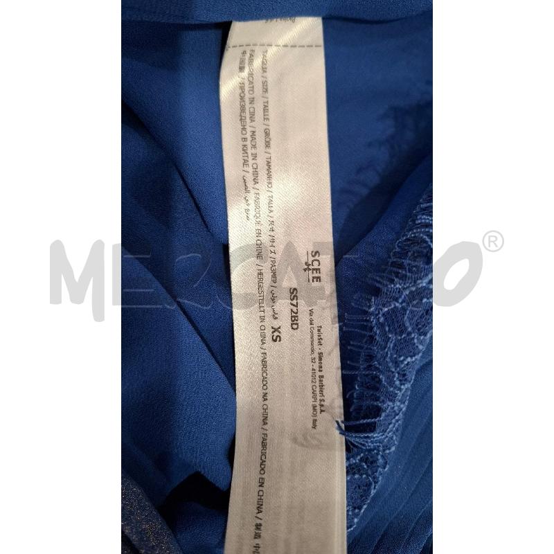 VESTITO DONNA SCEE BY TWIN SET BLU ELETTRICO CARTELLINATI | Mercatino dell'Usato Salerno fratte 4