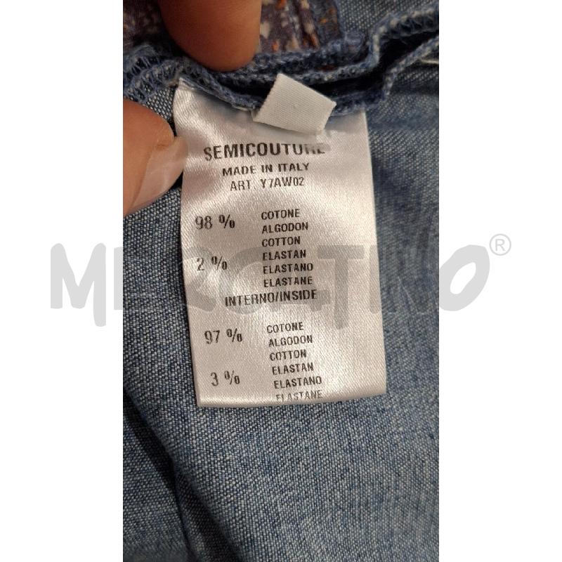 VESTITO DONNA SEMICOUTURE 01 DI JEANS | Mercatino dell'Usato Salerno fratte 4