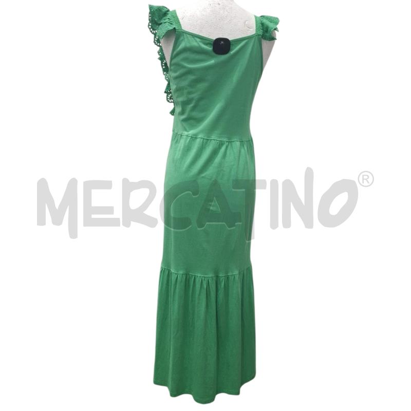VESTITO DONNA SFERA CASUAL VERDE COTONE | Mercatino dell'Usato Salerno fratte 2