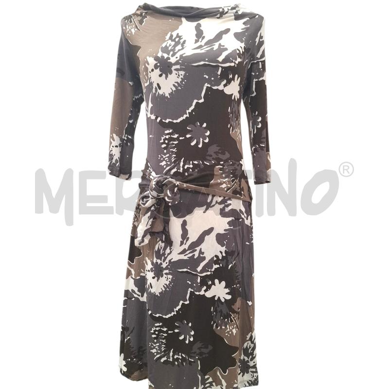 VESTITO DONNA TWIN SET GRIGIO FANT. BEIGE MARRONE | Mercatino dell'Usato Salerno fratte 1