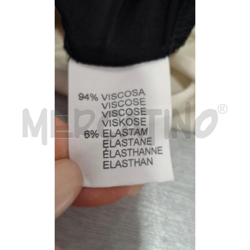 VESTITO DONNA VDP NERO TICH. BIANCHI | Mercatino dell'Usato Salerno fratte 4