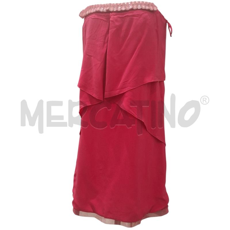VESTITO DONNA XS MILANO FUCSIA 100X100 SETA CARTELLINATO | Mercatino dell'Usato Salerno fratte 1