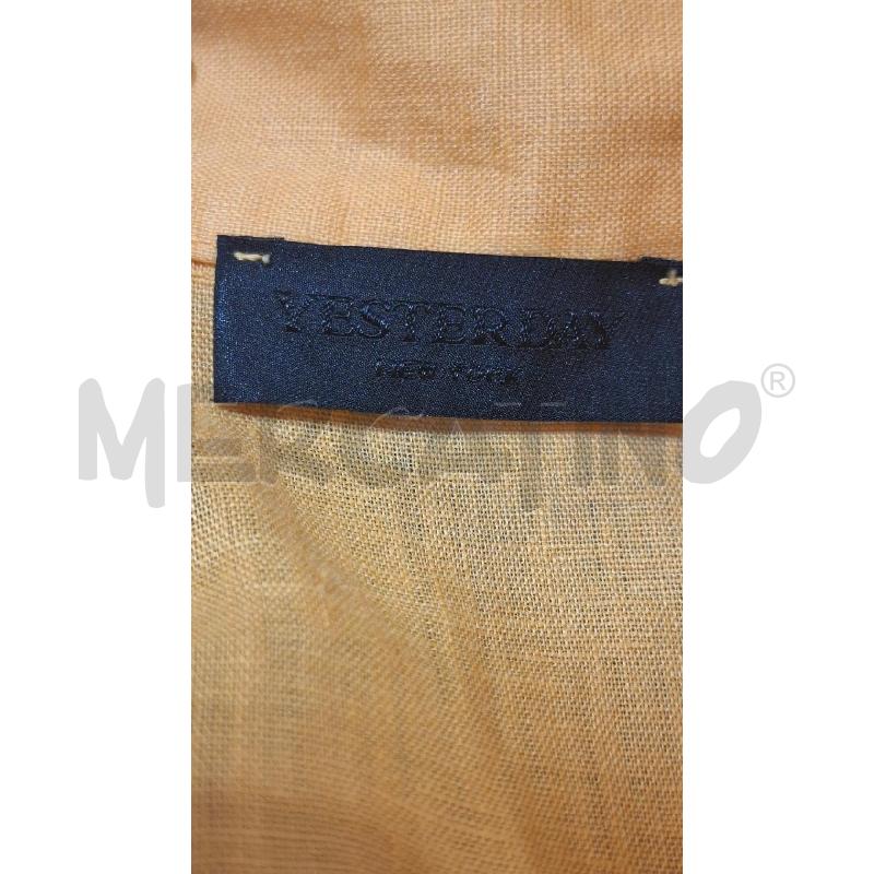 VESTITO DONNA YESTERDAY ARANCIO 100X100 LINO | Mercatino dell'Usato Salerno fratte 3