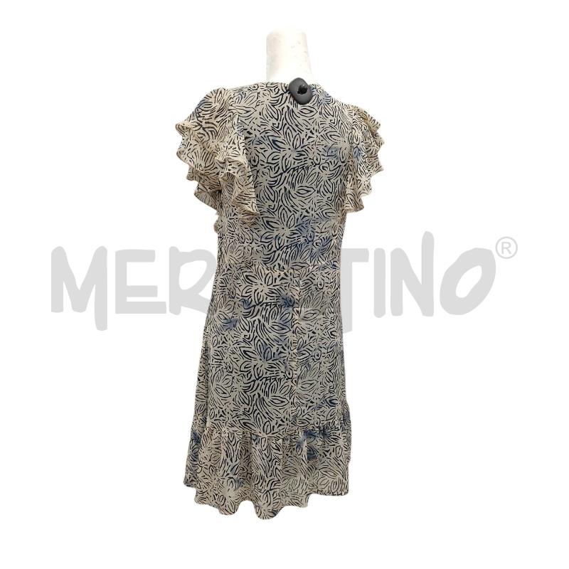 VESTITO DONNA YES ZEE BEIGE/DORATO FANT BLU | Mercatino dell'Usato Salerno fratte 2
