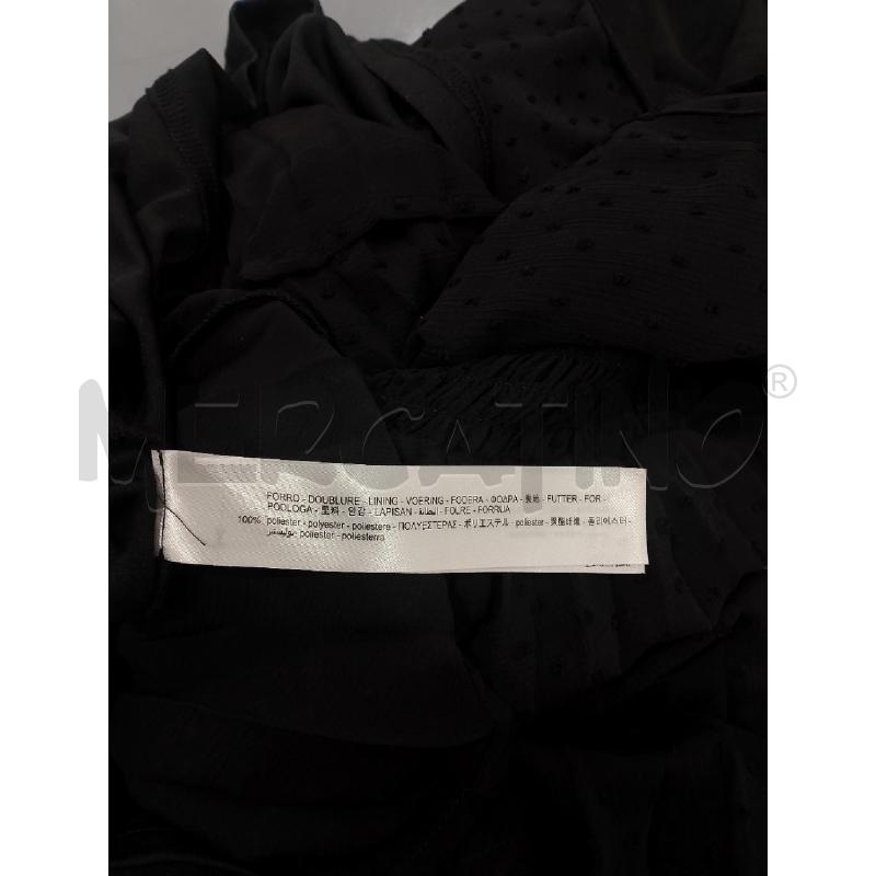 VESTITO DONNA ZARA NERO BOTTONI BRILL. | Mercatino dell'Usato Salerno fratte 4