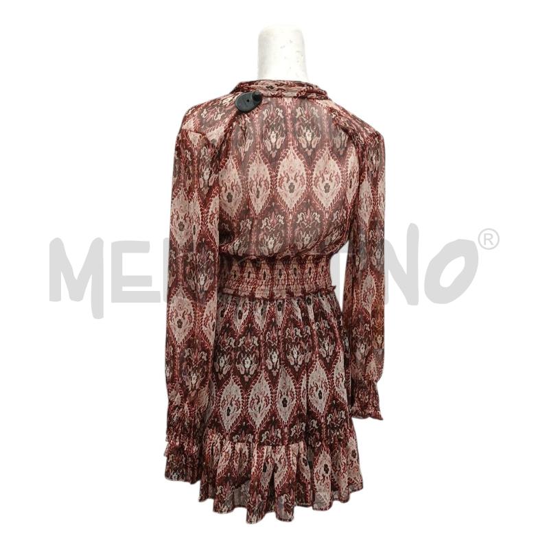 VESTITO DONNA ZARA ROSSO BEIGE | Mercatino dell'Usato Salerno fratte 2