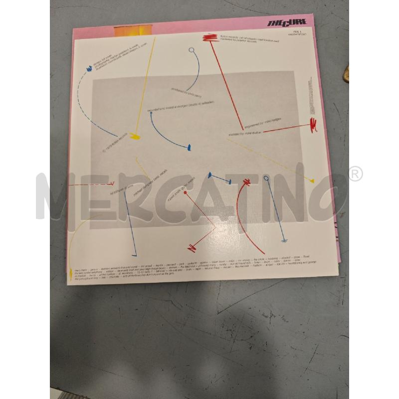 VINILE THE CURE THREE  | Mercatino dell'Usato Salerno fratte 3
