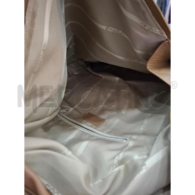 ZAINO DONNA NICOLI PELLE CHIARO CHIUSURA IN VITA | Mercatino dell'Usato Salerno fratte 4