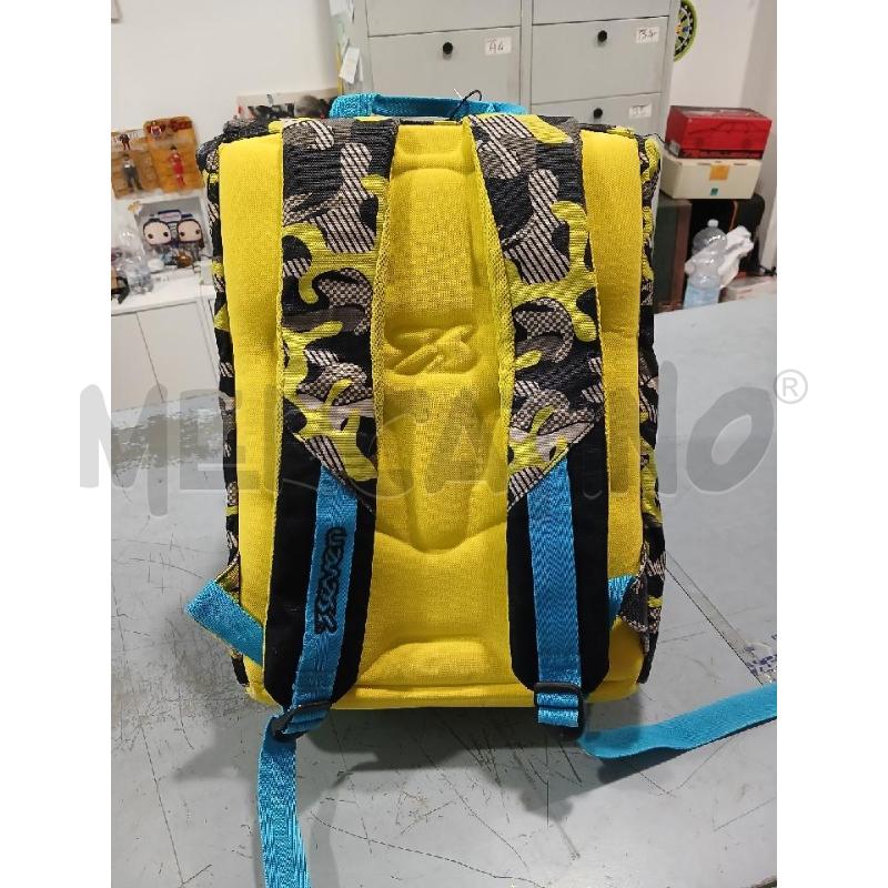 ZAINO SCUOLA SEVEN SDOPPIABILE CAMO GIALLO GRIGIO  | Mercatino dell'Usato Salerno fratte 2