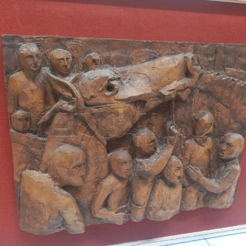 BASSORILIEVO STADERINI  SCULTURA TERRACOTTA  | Mercatino dell'Usato Siena 1